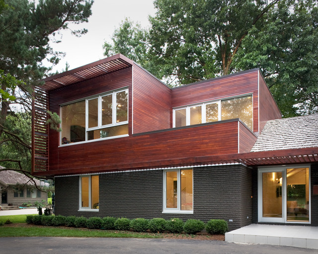 Modern "Ranch" Addition by&nbsp; Hufft Projects ,&nbsp;(Photo: houzz.com)