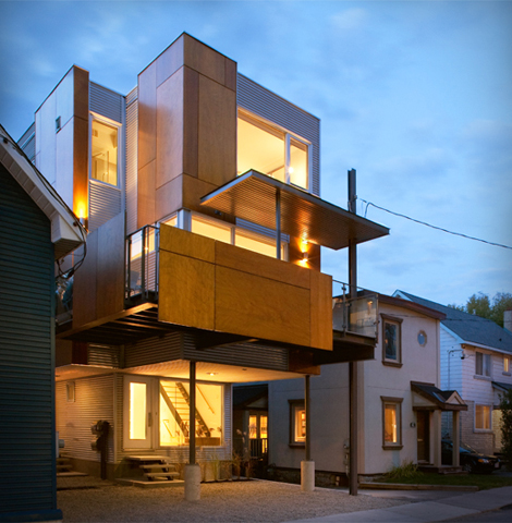 Front to Back Infill by Ottawa's Colizza Bruni Architecture