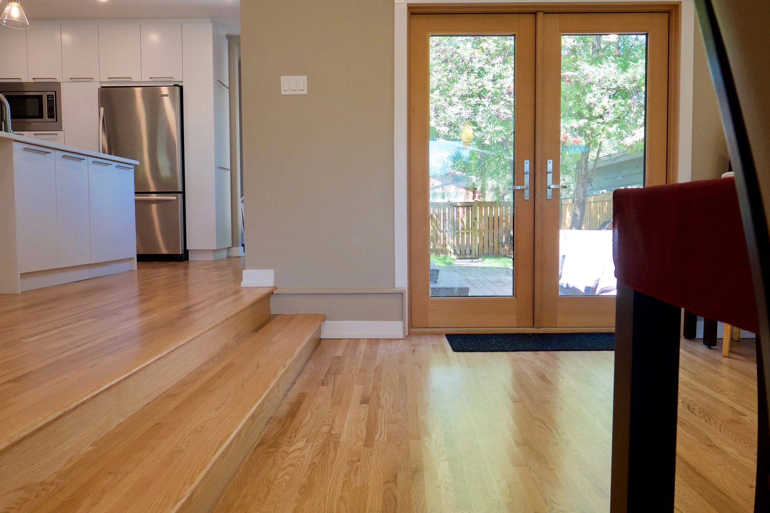 Renovation included addition of the formal dining room