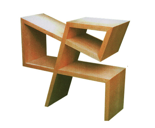 Bent plane furniture prototype