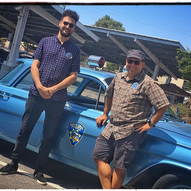 We&rsquo;ve started a new project shooting some video for the @santacruzpolice over the next few weeks, and today was a great start ridin&rsquo; FLY in their 1961 Chevrolet Biscayne police cruiser! #chevy #chevrolet #chevybiscayne #videoshoot #videop