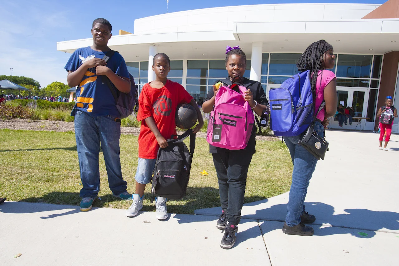 PICS: The I AM My Sister's Keeper Movement stops by the Croc Center's Back to School Event