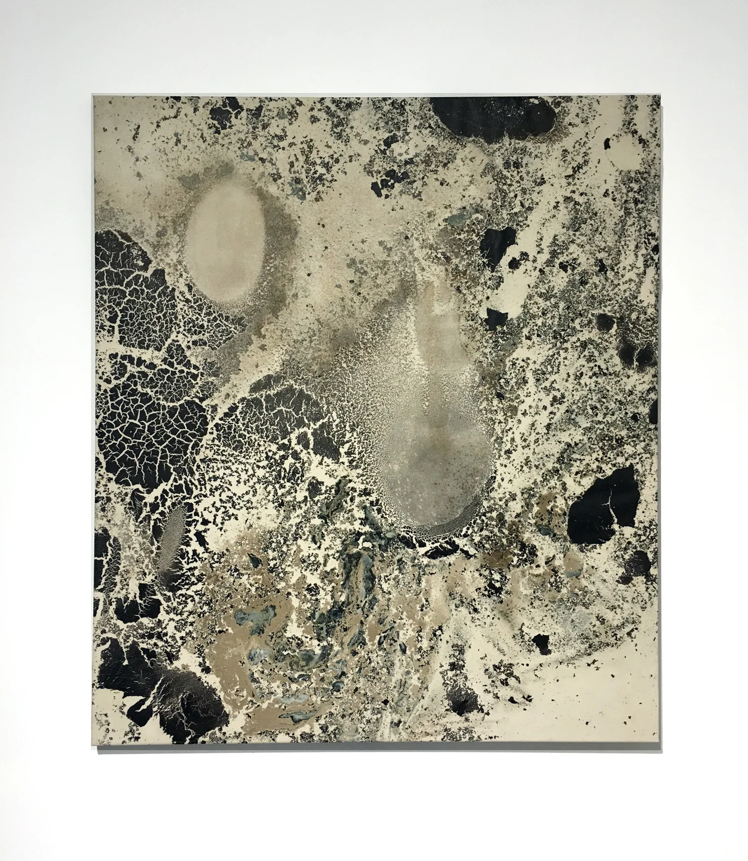 Le Grand Verre - AMORFI (4) - bitumen and oil on cotton canvas