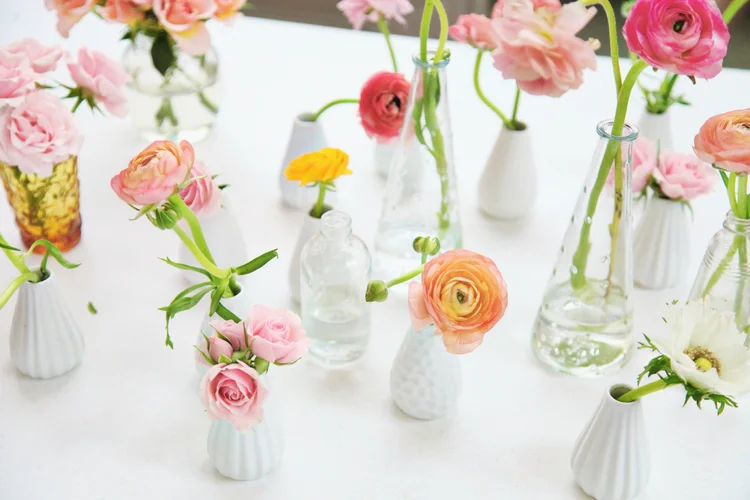 wedding bud vases