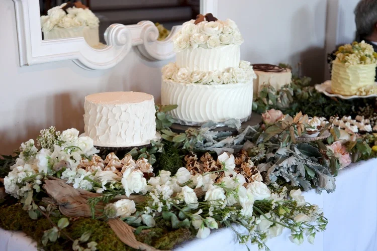 wedding dessert table