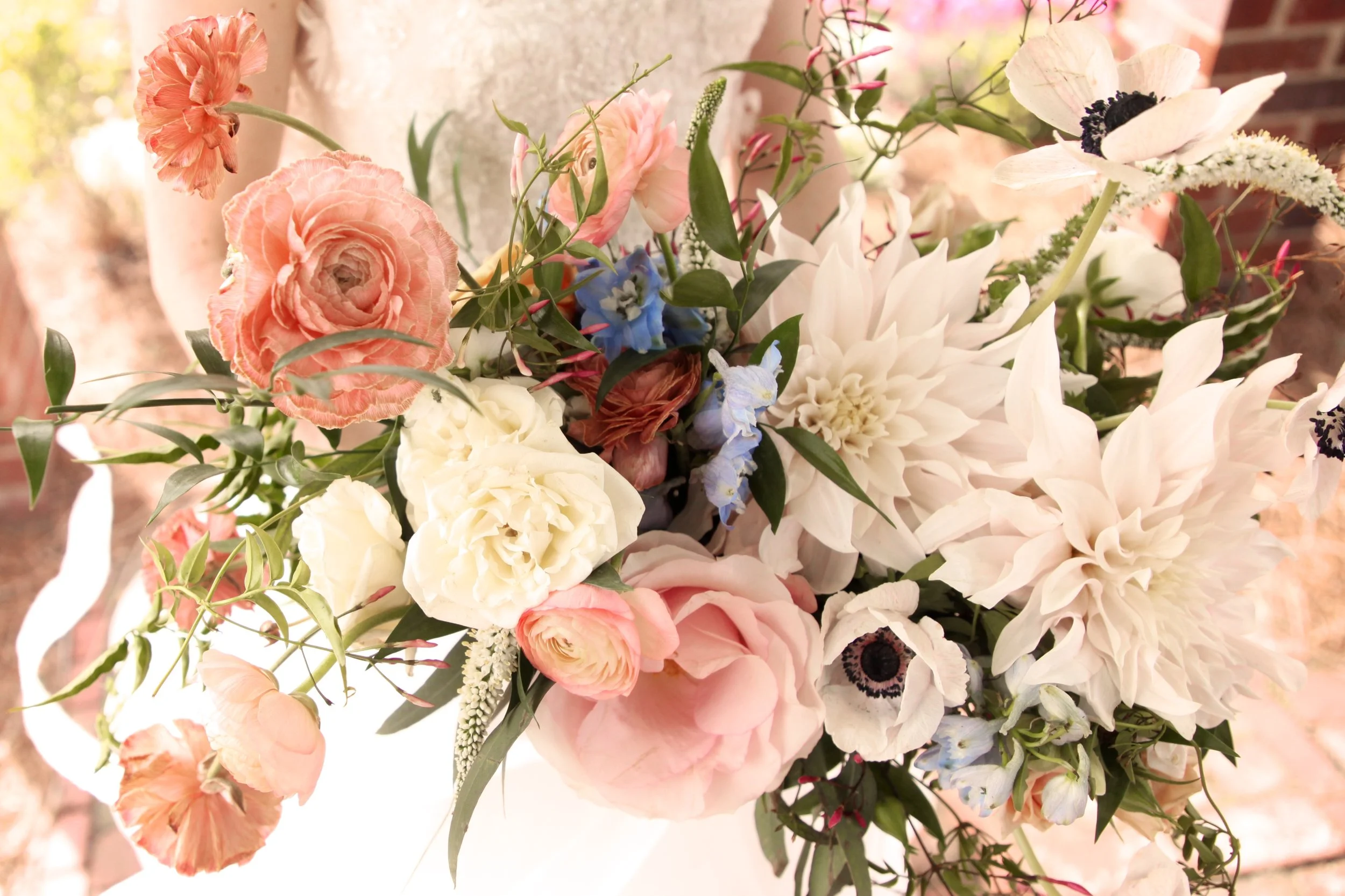 pink pretty wedding bouquet