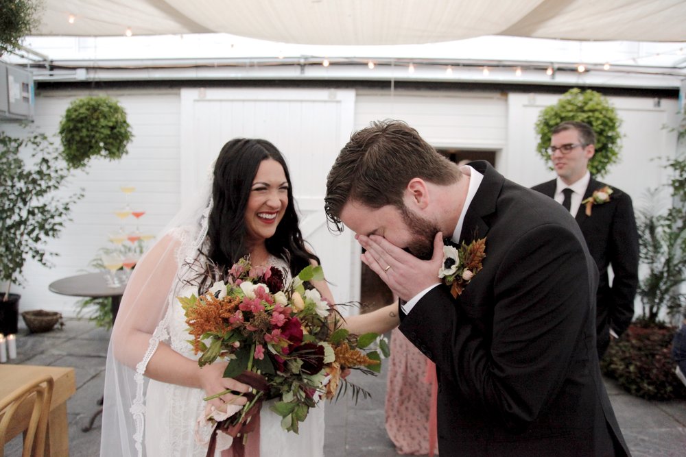 wedding first look