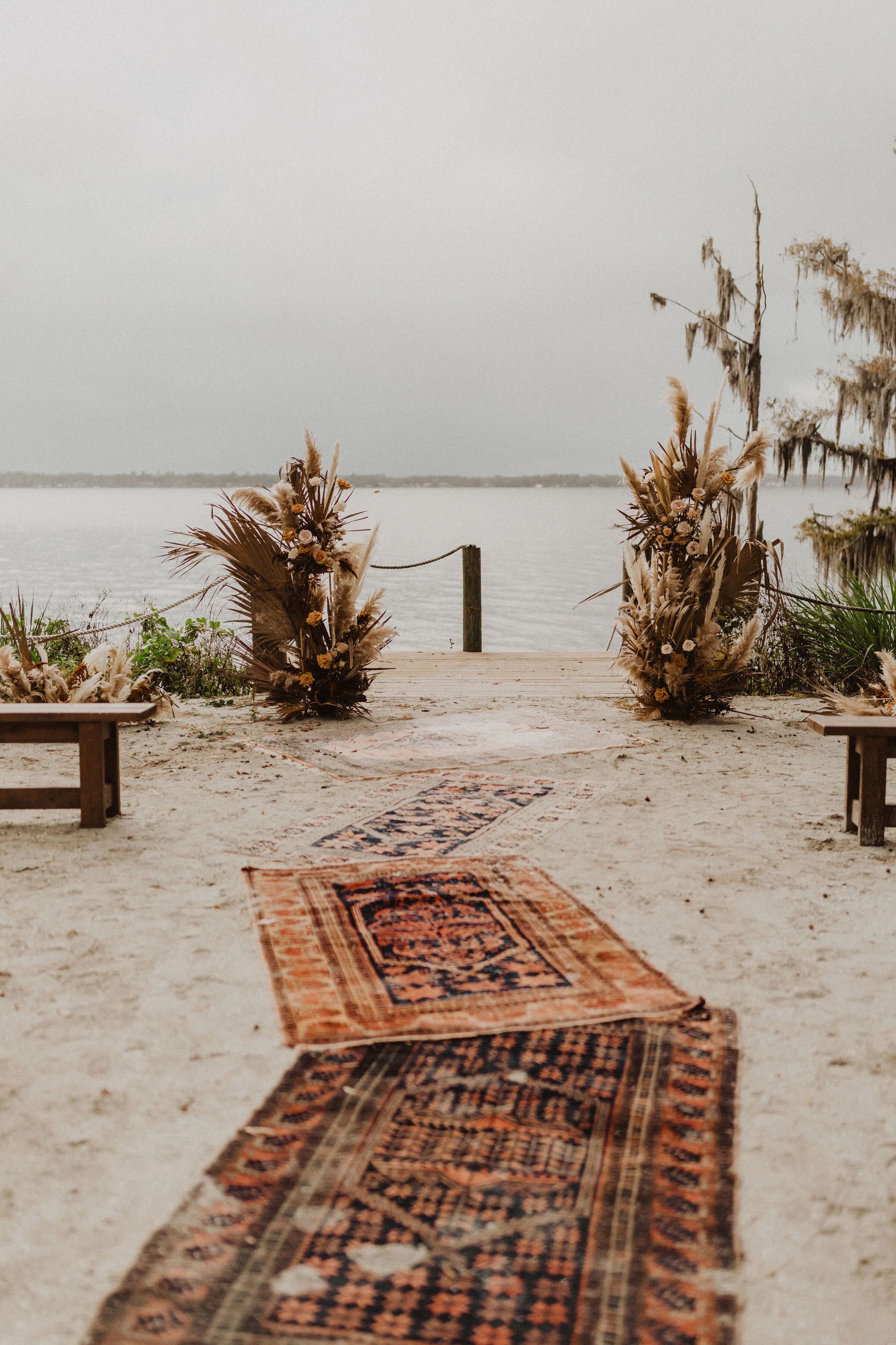 boho florida wedding la venture grove jacksonville fl