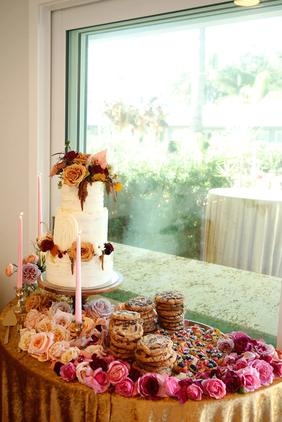 boho florida wedding hotel palms jacksonville pampas wedding