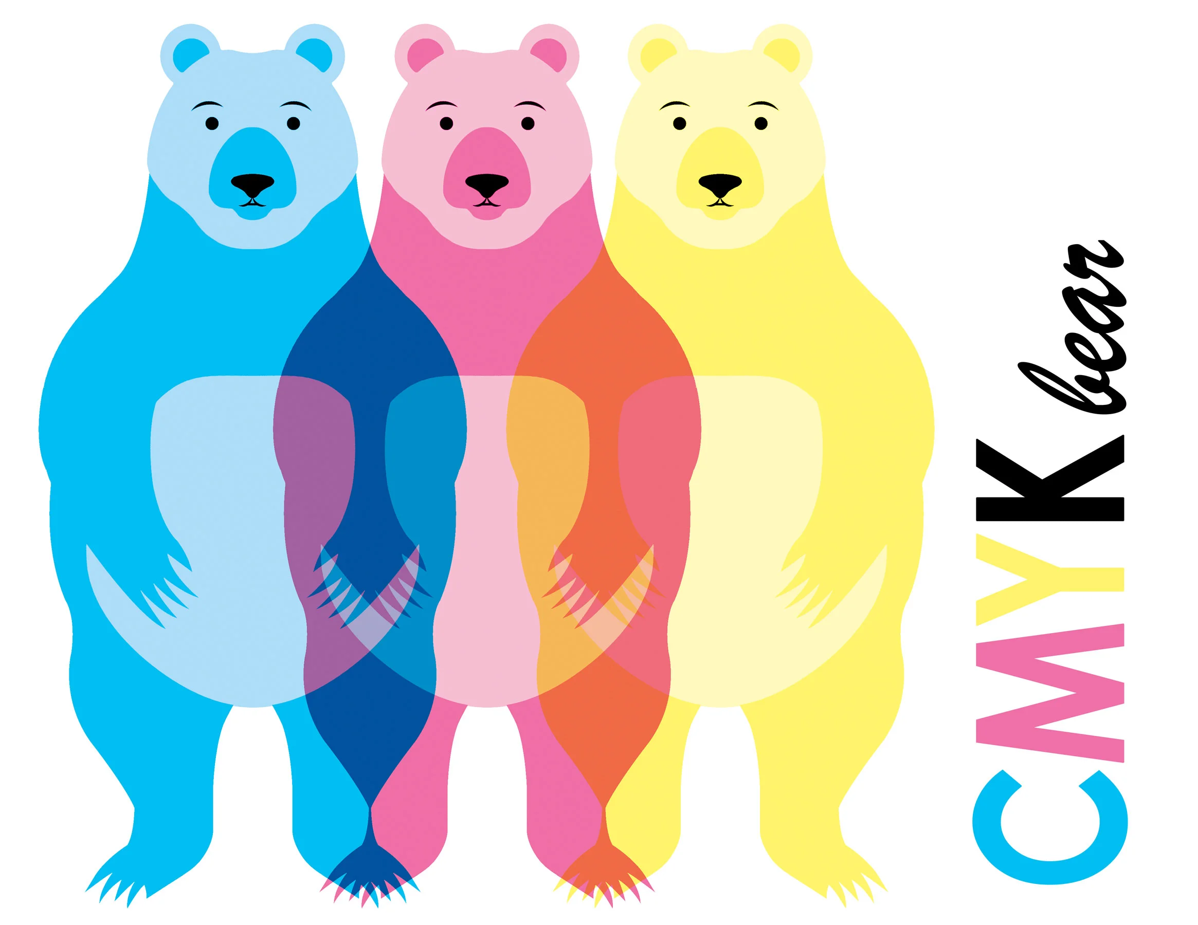 CMYK bear