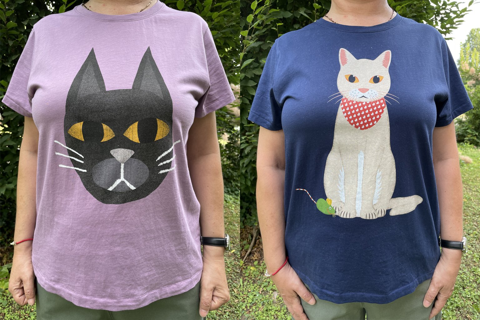 Cat T-shirts 3 & 4