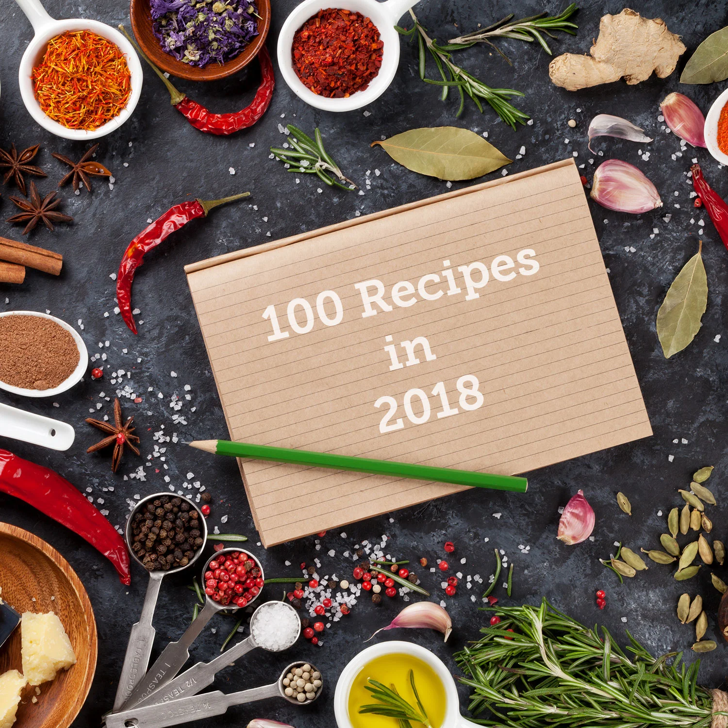 100 Recipes in 2018