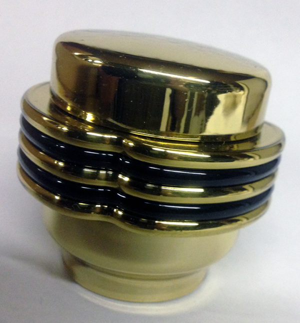 Grohe 07.906 R0U Polished Brass Handle with Black trim
