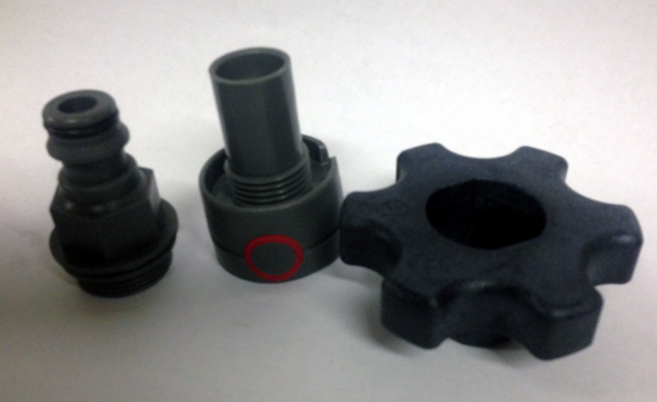 Grohe 08.691 X00 Gray Faucet Snap Coupling