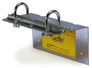 Manifold Bracket provides mounting platform for manifolds, supplied with adhesive port labeling.