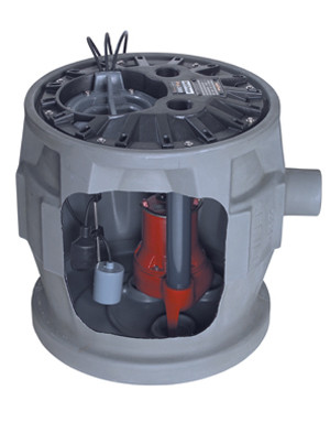 P382LE41 24" x 24" Simplex Sewage System Kit (Literature)2" or 3" Discharge