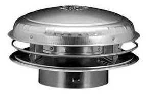 RM Cap ( 7" through 12") - Barriers provided in cap opening spaced less than 1" are designed to resist entry of birds