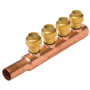 3/4 Copper x 1/2 Sharkbite Manifold 3 & 4 Port