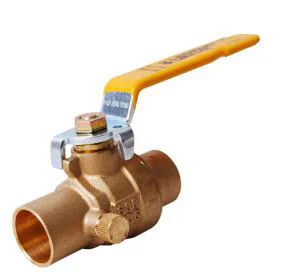 Full Port Sweat Ball Valve with Waste