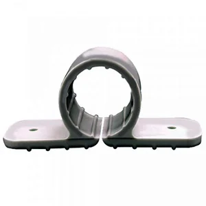 Plastic Two-Hole Pipe Clamp
