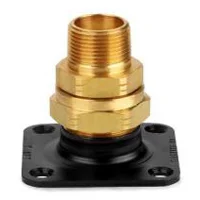 Termination Flange fittings creates a fixed point "stub-out" on a wall or floor surface.