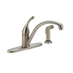 440-SS-DST Single Handle Kitchen Faucet With Spray