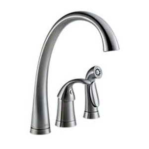 4380-AR-DST Single Handle Kitchen Faucet with Spray