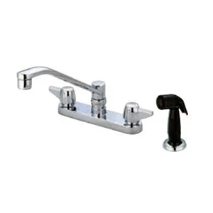 128-A 2 Handle Kitchen Faucet with Spray