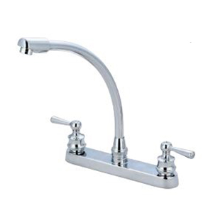 180122-A07 2H Chrome Lever Kitchen Faucet