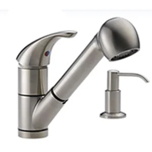 18550LF-SSSD Choice Single Handle Kitchen Pull-Out Faucet 