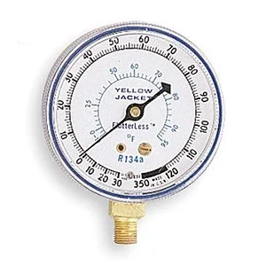 49002 2-1/2 Blue R22 Low Side Gauge