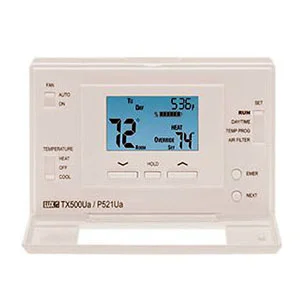 P521U Universal T-Stat Heat & AC and Heat Pumps with up to 2 Stages Heat / 1 Stage Cool