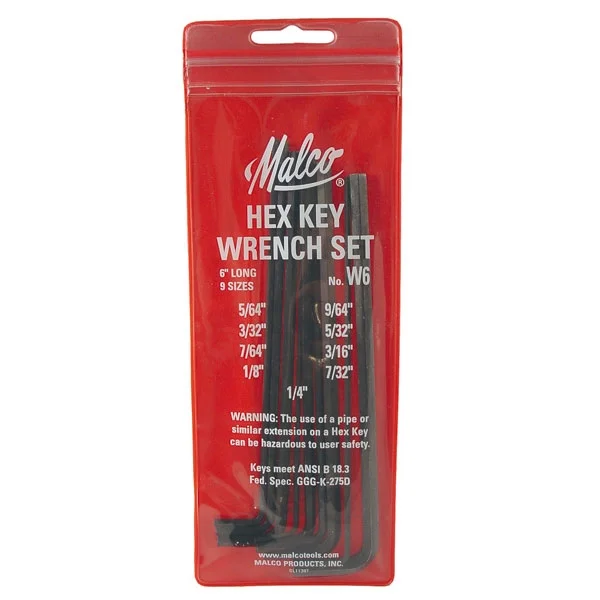 W12 L Hex Key Set