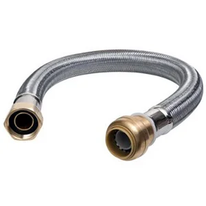 U3088FLX15LF 3/4 X 3/4 FIP Sharkbite Flexible Water Heater Connector 15" 