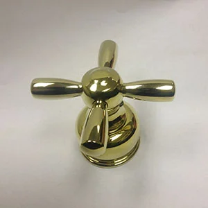 Delta H36PB Neo Polished Brass Cross Diverter Handle