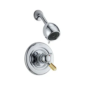 Delta T17230CB Chrome Brass Monitor 17 Series Scald-Guard Shower Faucet Trim Only with A74