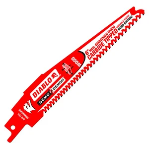 DS0606CWS 6 inch Demo Carbide Tipped Reciprocating Blade