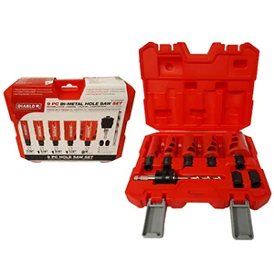 DHS09SGP 9-pc Holesaw Set