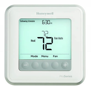 Honeywell TH5220D1029 FocusPro 5000 Universal Non-Programmable Thermostat -  Two Stage Heat Two Stage Cool (Large Screen)