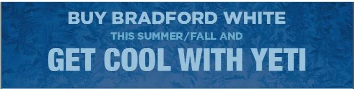 Bradford White Yeti Promotion