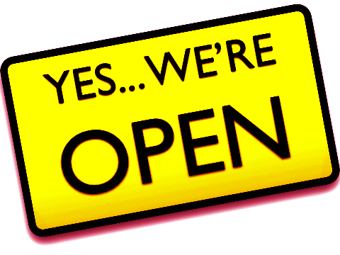 NOW OPEN Saturdays ~ Starting 09/07/19