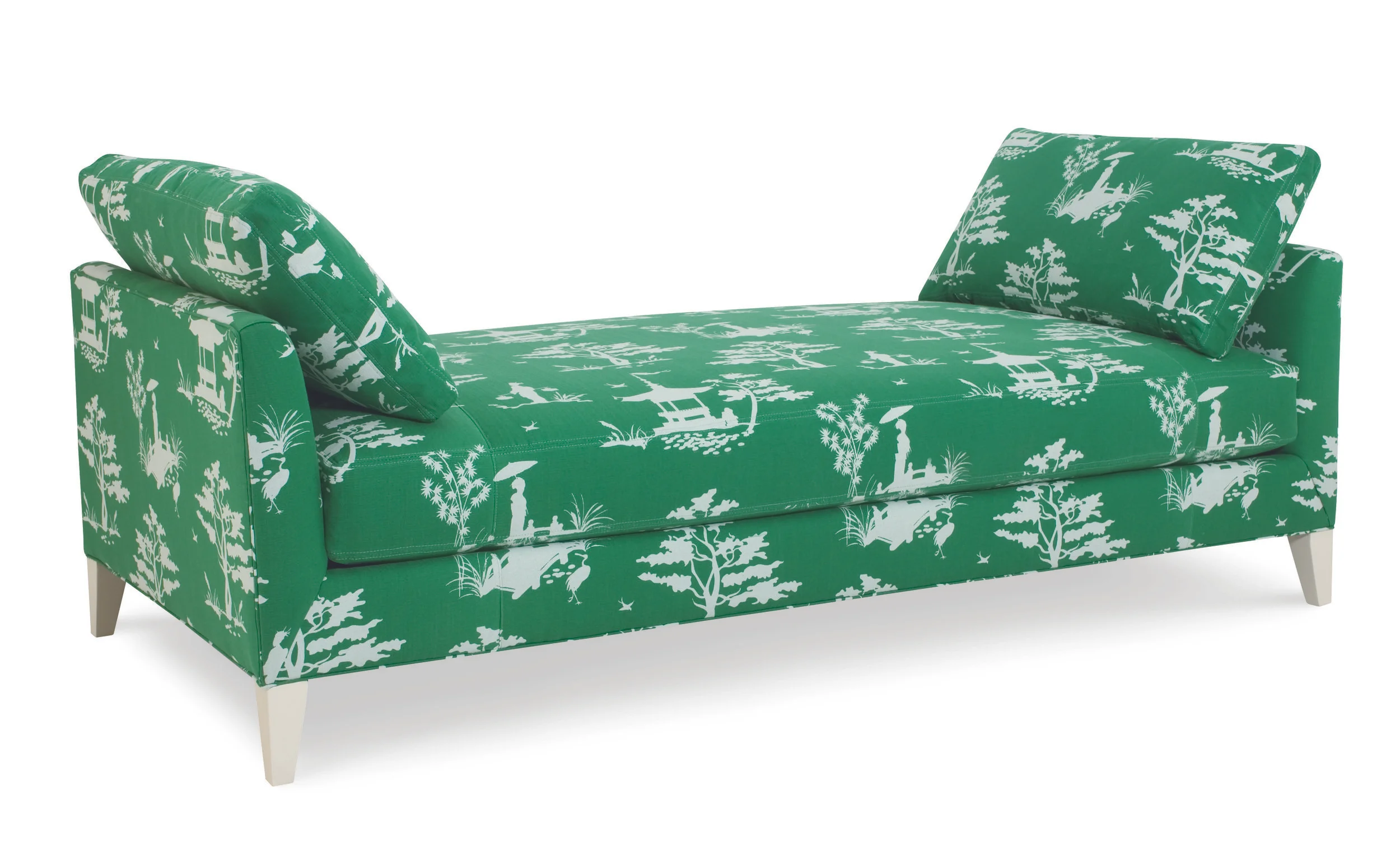 C.R. Laine's Pagoda Daybed in vibrant sping green 