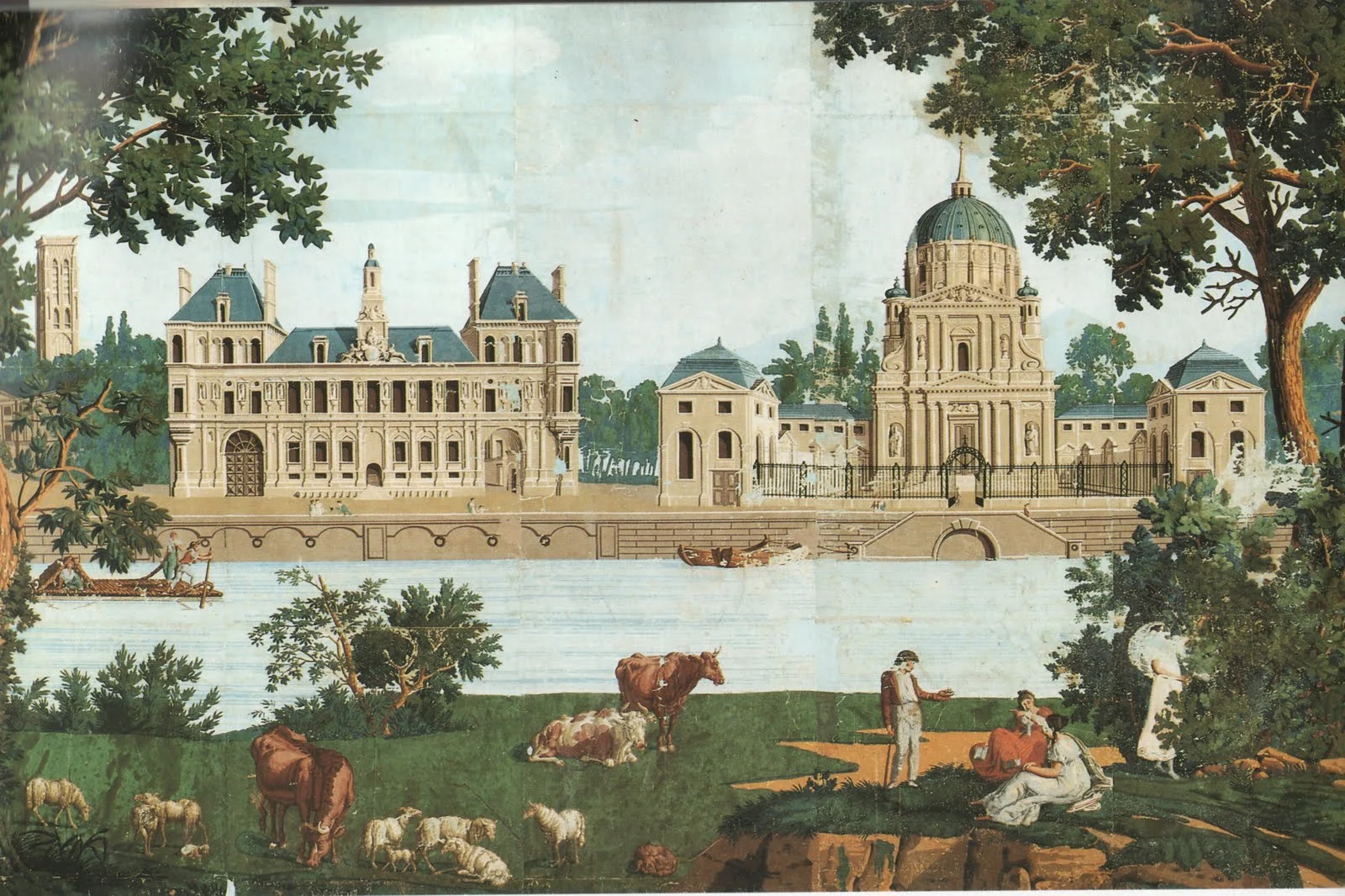 Les Monuments des Paris by Joseph Dufour