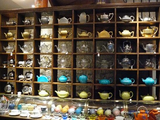 A Spectacular Collection of Tea Pots at Mariage Freres