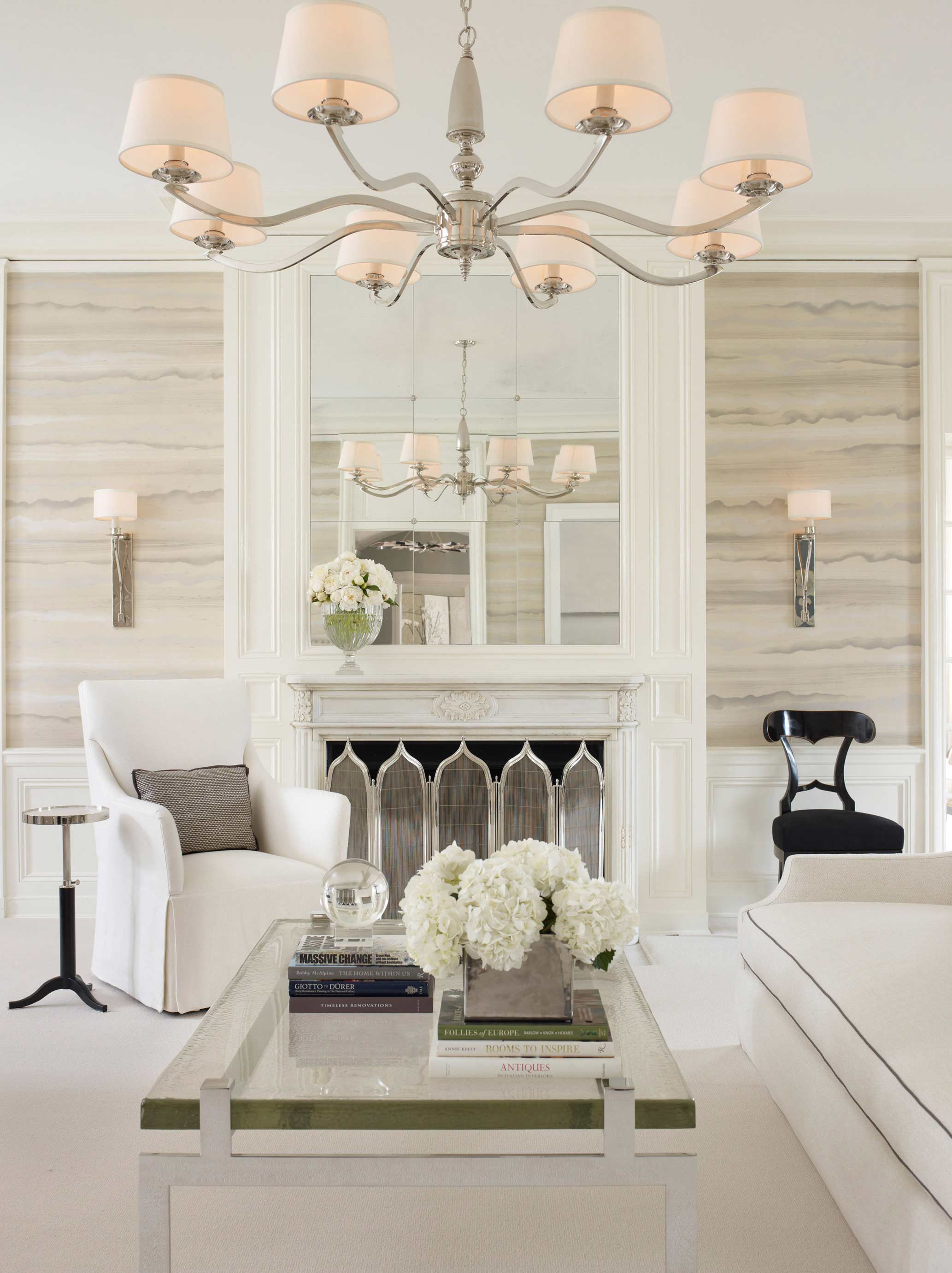 Travertine in Rhea from Fromental - room designed by Lichten Craig