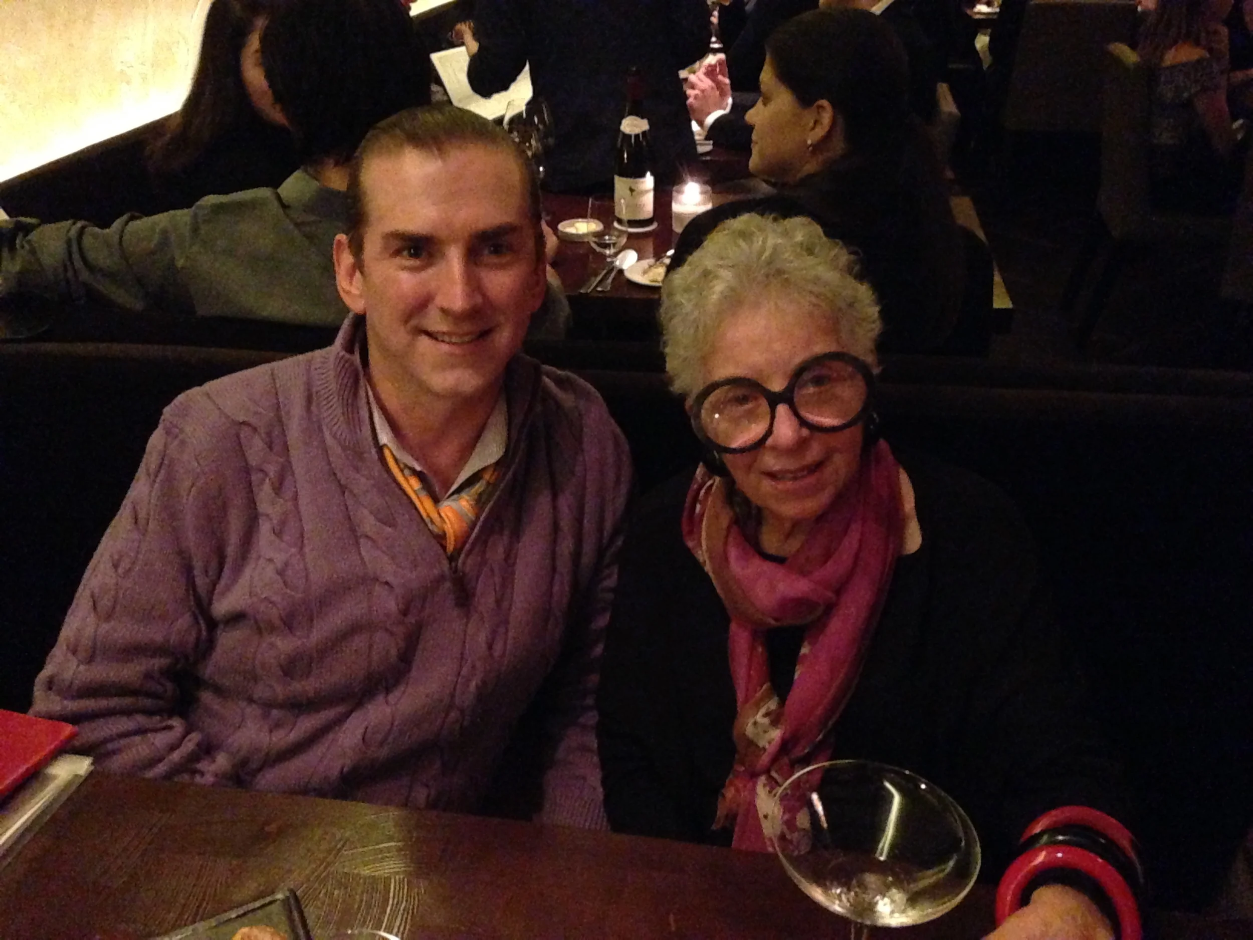 When I asked Mrs. Weinstock if I could call her Sylvia she replied, "No, You must call me Sylvia Honey!" She then proceeded to introduce me to Tito Vodka. I've had the pleasure of doing two in person interviews with Sylvia Honey!