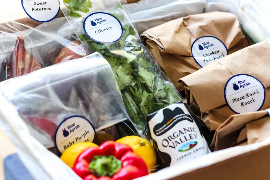 Everything is carefully labeled and packaged in a sturdy, chilled box.