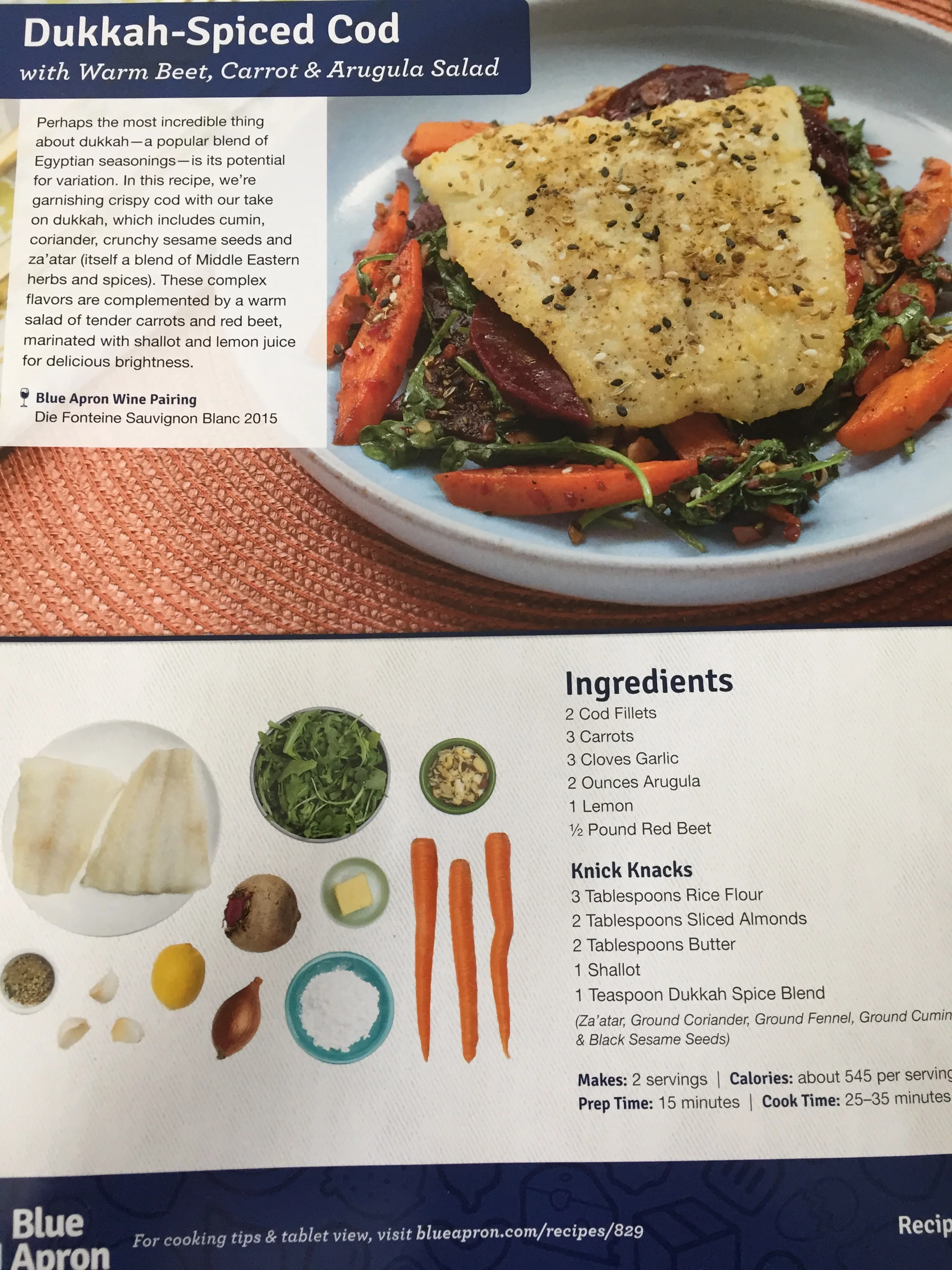 The Blue Apron recipe cards are incredibly easy to follow, and the combination of visuals and text avoid any misinterpretations. Julia Child would have loved what this is doing for inexperienced American cooks.