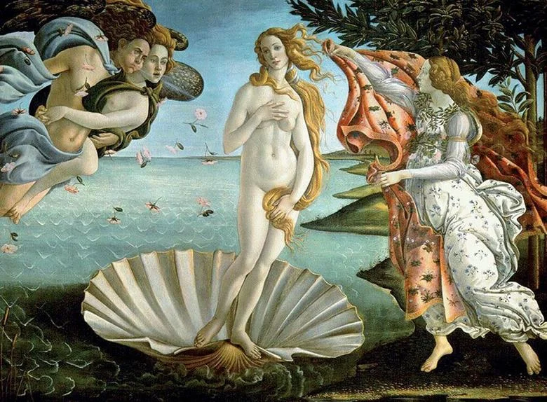 The Birth of Venus by Botticelli is one of the masterpieces we'll see on our private tour of the Uffizi Museum.