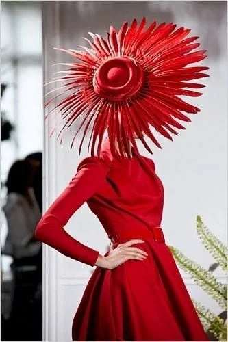 Vintage, 1950’s, Christian Dior, the Hat Steals the Scene!
